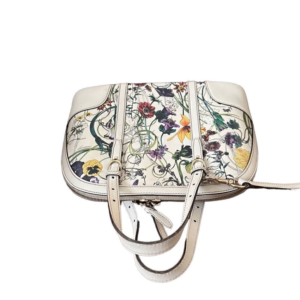 Gucci floral Dome tote with shoulder strap - Picture 6 of 16
